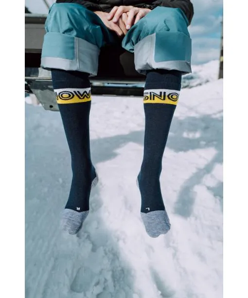 Men SK2 Intermediate Men Skiing Kneehigh Socks Flash Orange FALKE Ski Socks