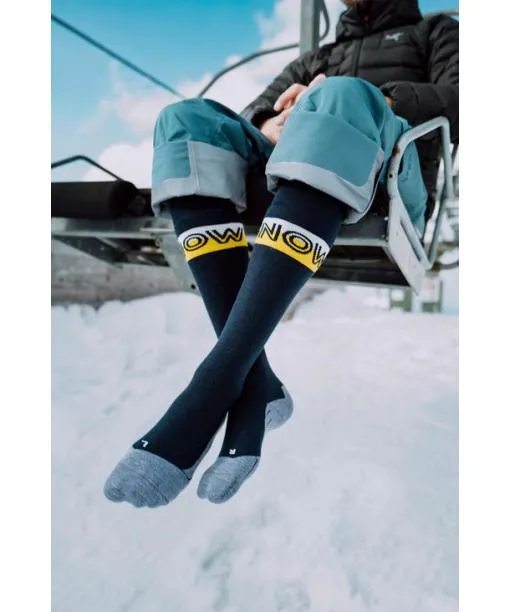 Men SK2 Intermediate Men Skiing Kneehigh Socks Flash Orange FALKE Ski Socks