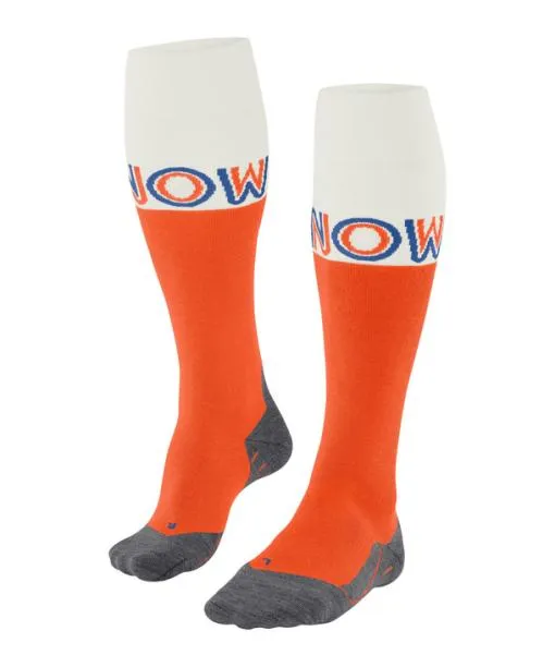 Men SK4 Advanced Men Skiing Kneehigh Socks Flash Orange FALKE Ski Socks