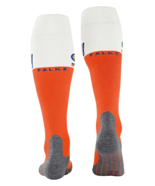 Men SK4 Advanced Men Skiing Kneehigh Socks Flash Orange FALKE Ski Socks