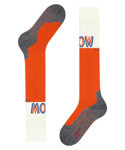 Men SK4 Advanced Men Skiing Kneehigh Socks Flash Orange FALKE Ski Socks