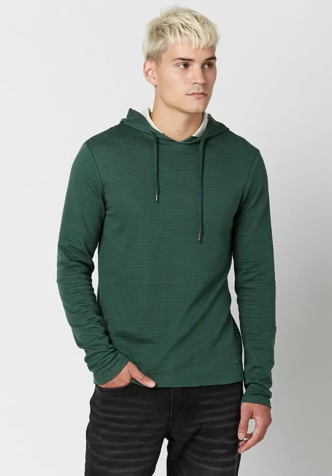 Men Slim Fit Koyo Hoodie Trekking Buffalo David Bitton Sweaters