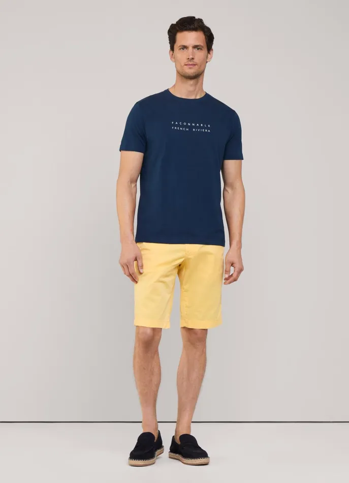 Men TShirts and Sweatshirts Faonnable Regular Fit TShirt Naval Blue