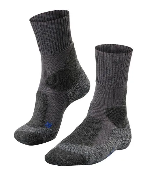 Men TK1 Adventure Cool Men Trekking Socks Asphalt Mel FALKE Hiking Socks