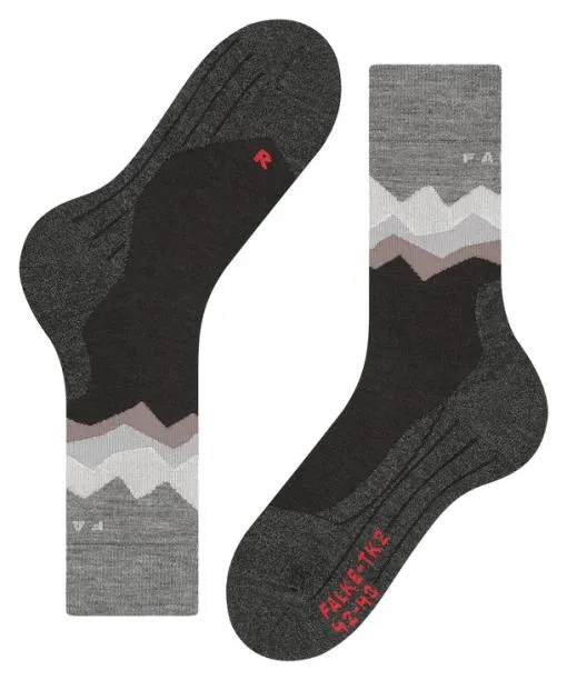 Men TK2 Explore Men Trekking Socks Black FALKE Hiking Socks