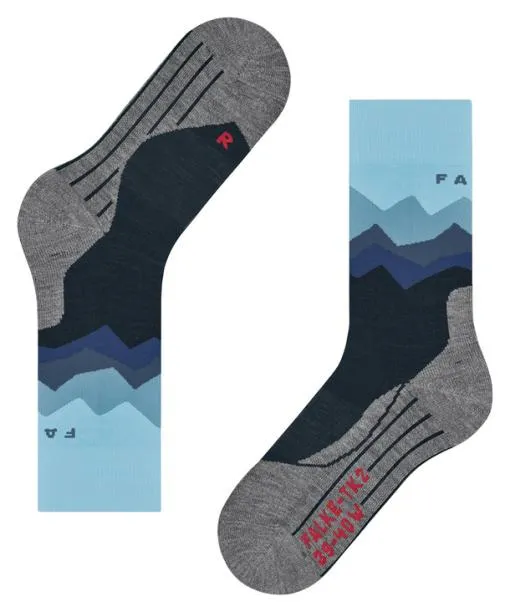 Men TK2 Explore Men Trekking Socks Navy FALKE Hiking Socks