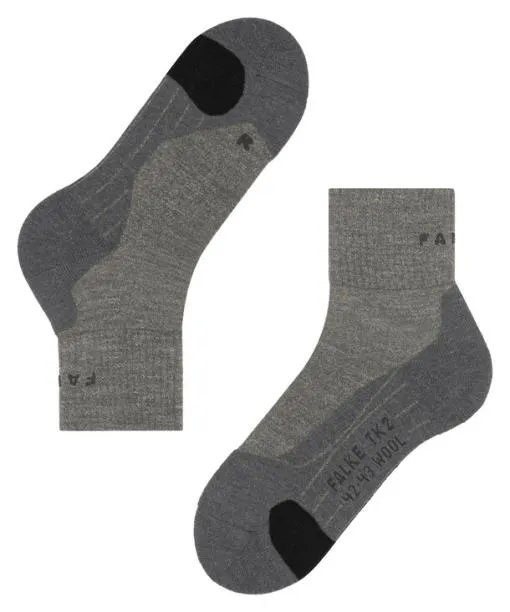 Men TK2 Explore Wool Short Men Trekking Socks Kitt Mouline FALKE Hiking Socks
