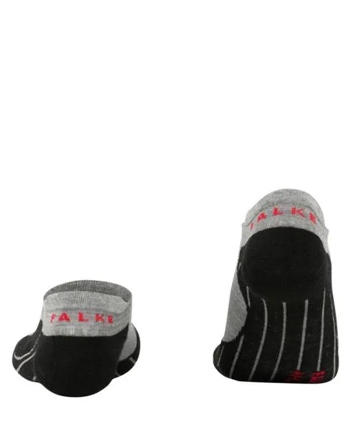 Men TK5 Wander Invisible Men Trekking No Show Socks Light Grey FALKE Hiking Socks