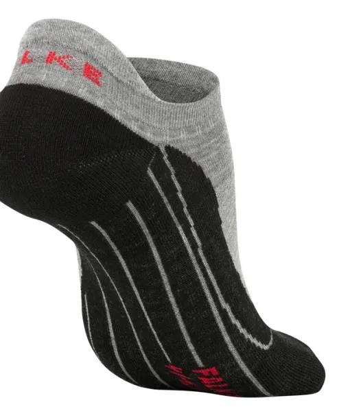 Men TK5 Wander Invisible Men Trekking No Show Socks Light Grey FALKE Hiking Socks