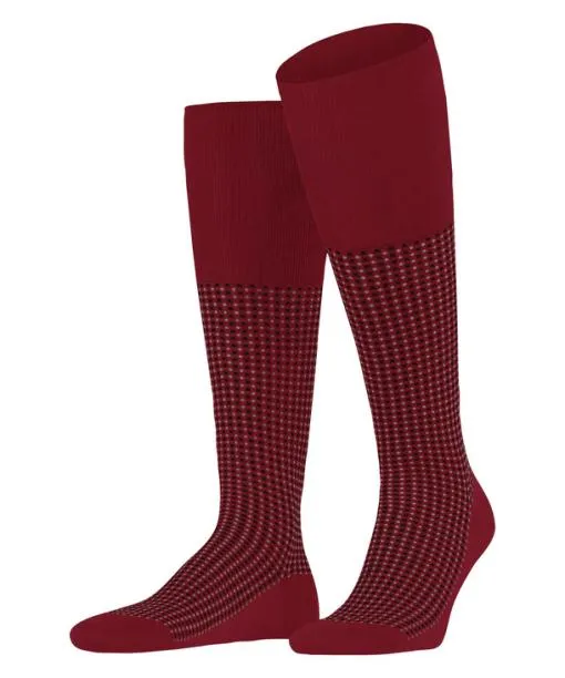 Men Uptown Tie Men Kneehigh Socks Scarlet FALKE Knee High Socks