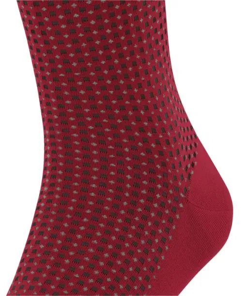 Men Uptown Tie Men Kneehigh Socks Scarlet FALKE Knee High Socks