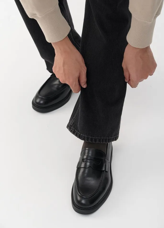 Men Vagabond Loafers ALEX M LOAFER Black Leather
