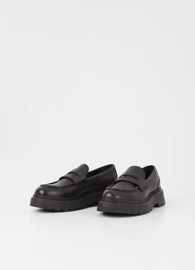 Men Vagabond Loafers JEFF LOAFER Black Leather