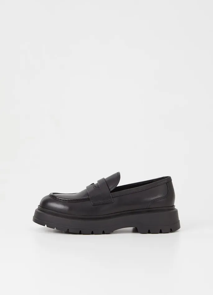 Men Vagabond Loafers JEFF LOAFER Black Leather