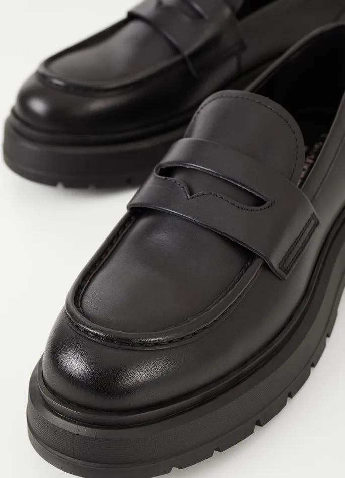 Men Vagabond Loafers JEFF LOAFER Black Leather