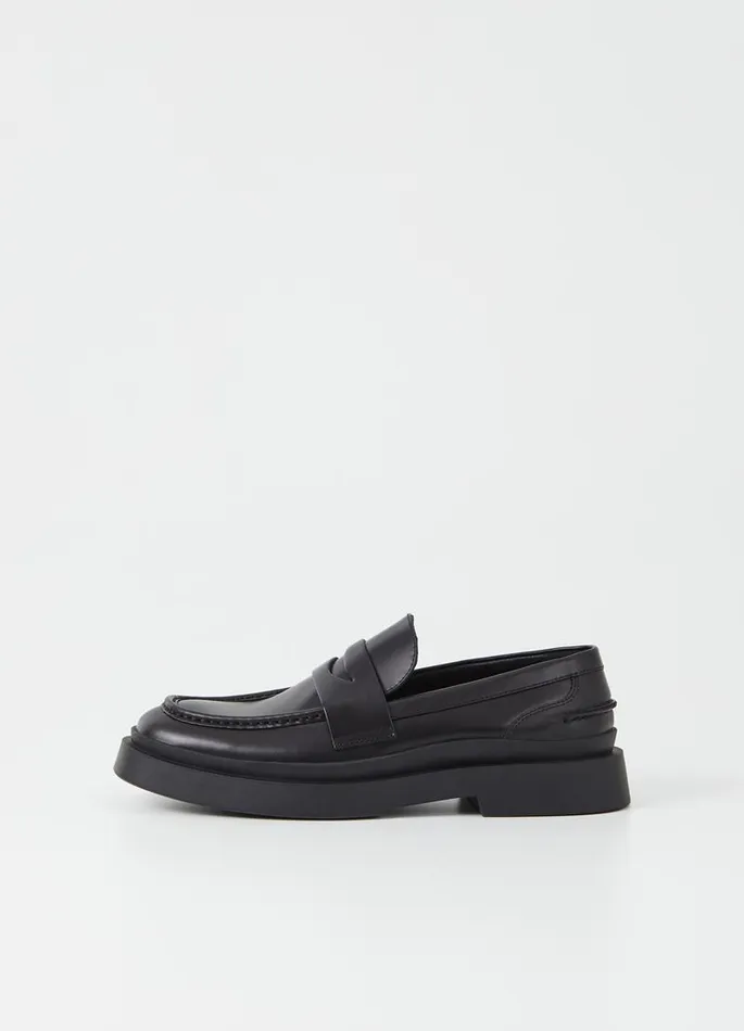 Men Vagabond Loafers MIKE LOAFER Black Leather