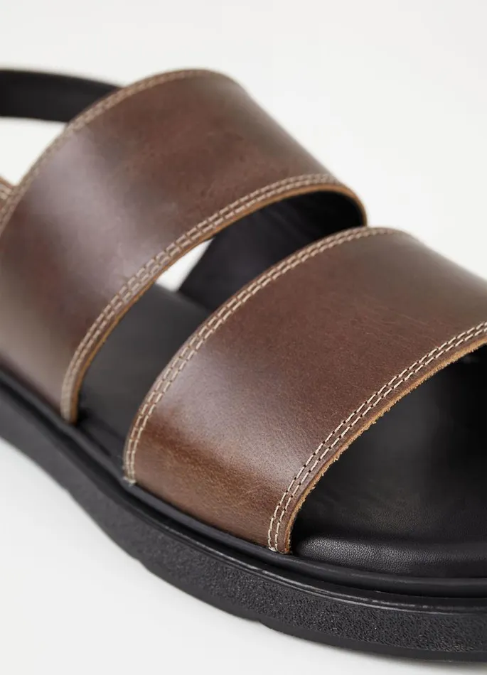 Men Vagabond Sandals MASON SANDALS Brown Oily Nubuck