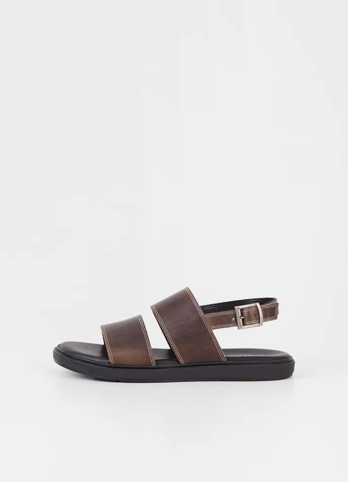Men Vagabond Sandals MASON SANDALS Brown Oily Nubuck