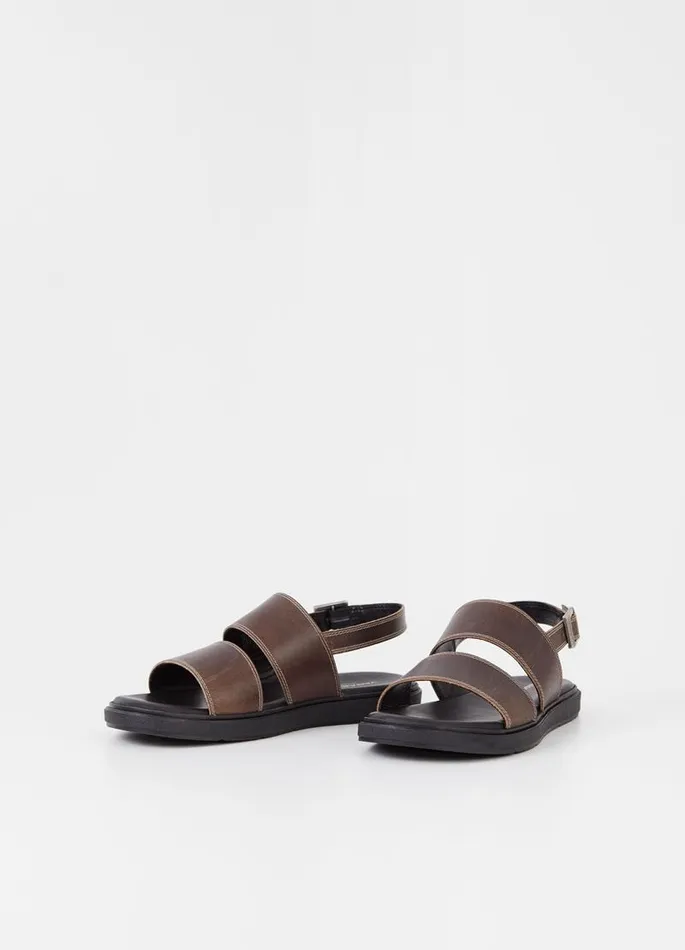 Men Vagabond Sandals MASON SANDALS Brown Oily Nubuck