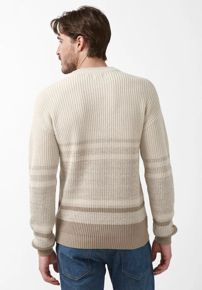 Men Walima Beige Mens Sweater Milk Buffalo David Bitton Sweaters