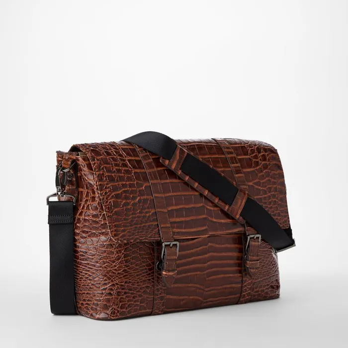 MenWomen Brahmin Travel Mason Messenger Chestnut Baypoint