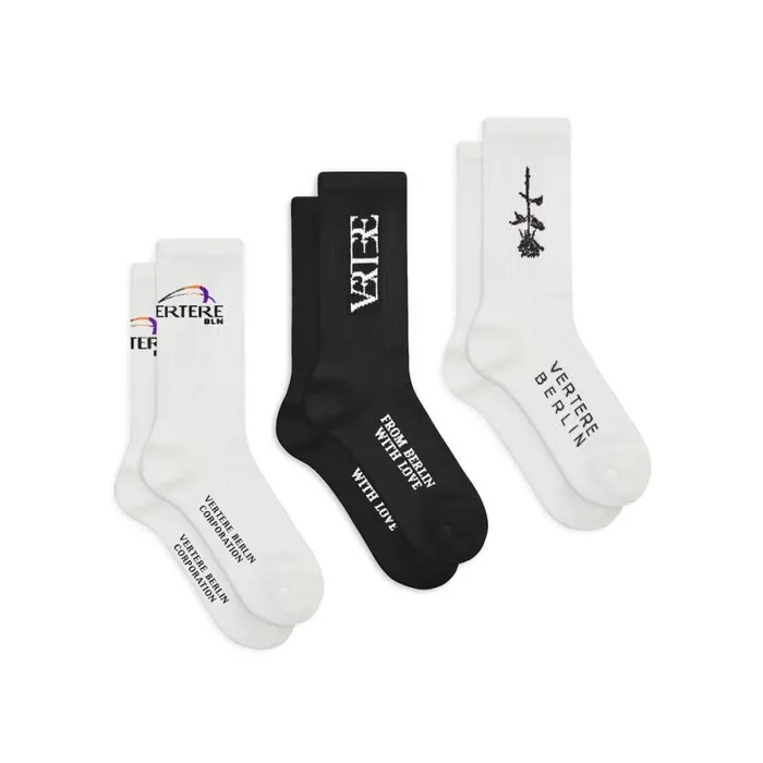 MenWomen SOCKS Vertere Berlin 3 8211 PACK TENNIS SOCKS SET 8211 NIGHTTIME