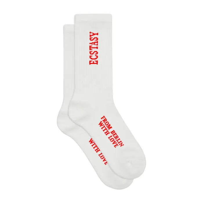 MenWomen SOCKS Vertere Berlin 3PACK TENNIS SOCKS SET 8211 SMILE OF EXTASIA