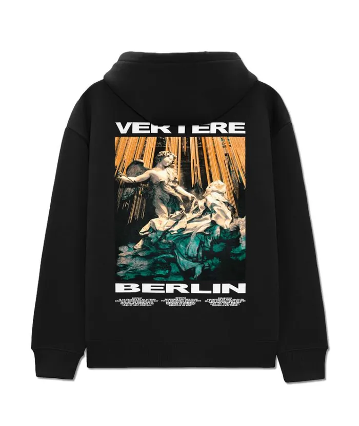 MenWomen SWEATERS and HOODIES Vertere Berlin ECSTASY HOODIE 8211 BLACK