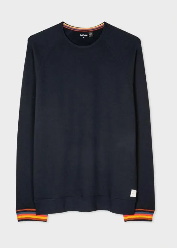 Mens 039Artist Stripe039 Cuff Lounge Sweatshirt Paul Smith Loungewear