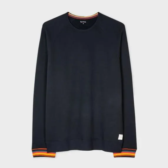 Mens 039Artist Stripe039 Cuff Lounge Sweatshirt Paul Smith Loungewear Mens 039Artist Stripe039 Cuff Lounge Sweatshirt Paul Smith Loungewear