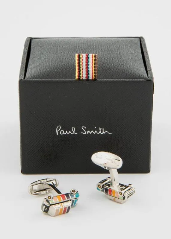Mens 039Artist Stripe039 Mini Cufflinks Paul Smith Cufflinks Mens 039Artist Stripe039 Mini Cufflinks Paul Smith Cufflinks