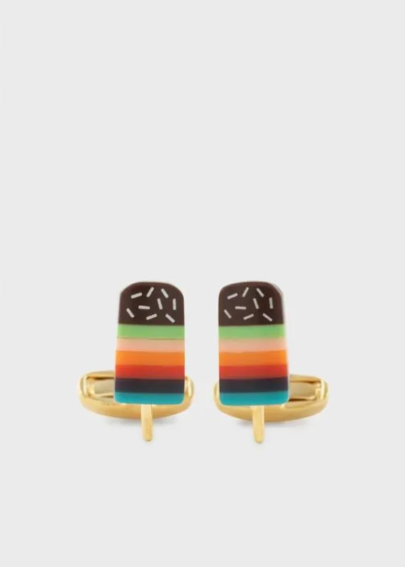Mens 039Artist Stripe Lolly039 Cufflinks Paul Smith Cufflinks
