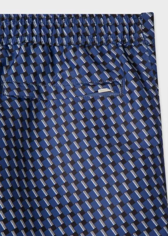 Mens 039Cube Geo039 Print Swim Shorts Paul Smith Swimwear Mens 039Cube Geo039 Print Swim Shorts Paul Smith Swimwear