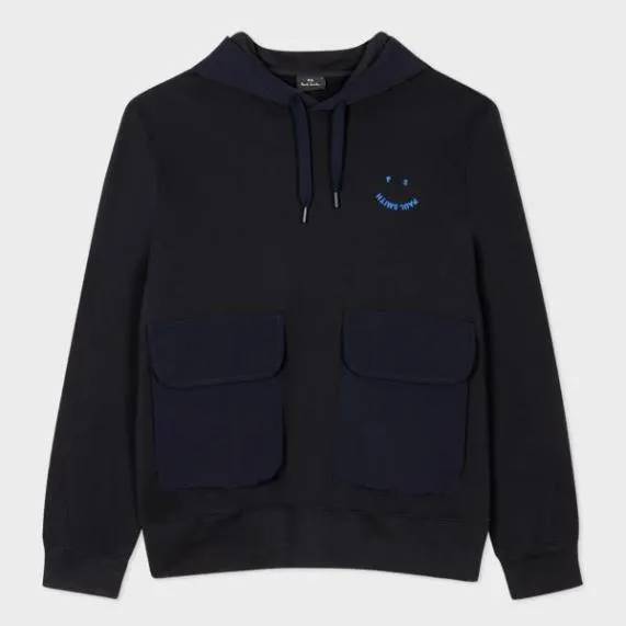 Mens 039PS Happy039 Contrast Nylon Hoodie Paul Smith Sweatshirts and Hoodies Mens 039PS Happy039 Contrast Nylon Hoodie Paul Smith Sweatshirts and Hoodies