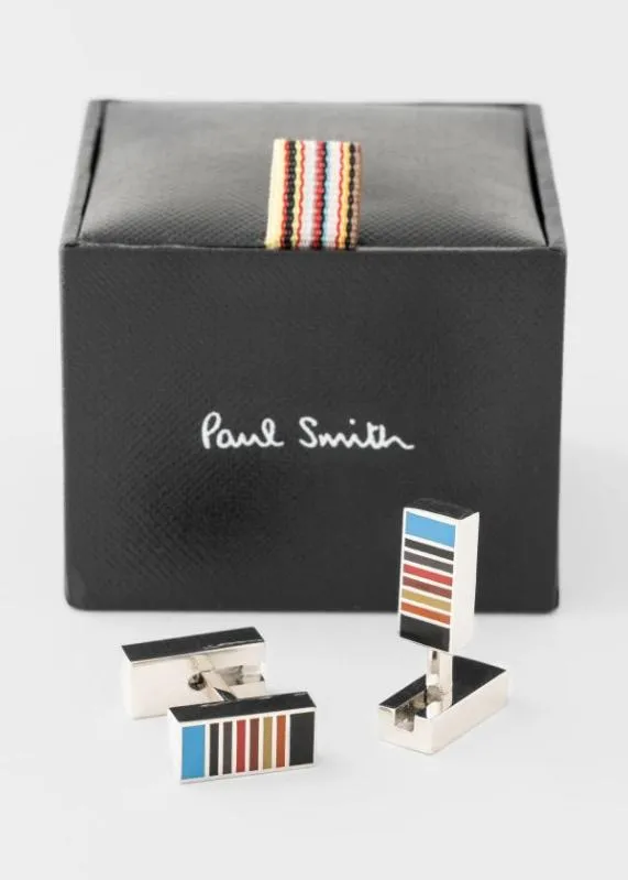 Mens 039Signature Stripe039 Cufflinks Paul Smith Cufflinks Mens 039Signature Stripe039 Cufflinks Paul Smith Cufflinks