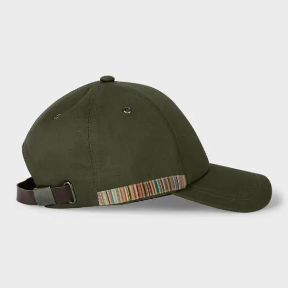 Mens 039Signature Stripe039 Trim Cotton Baseball Cap Paul Smith Hats and Gloves Mens 039Signature Stripe039 Trim Cotton Baseball Cap Paul Smith Hats and Gloves