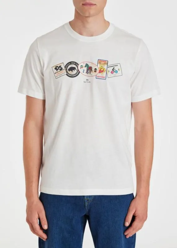 Mens 039Stamps039 TShirt Paul Smith TShirts Mens 039Stamps039 TShirt Paul Smith TShirts