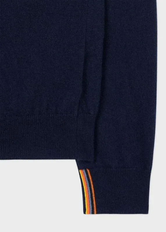 Mens Cashmere Crew Neck Sweater Paul Smith Sweaters Mens Cashmere Crew Neck Sweater Paul Smith Sweaters