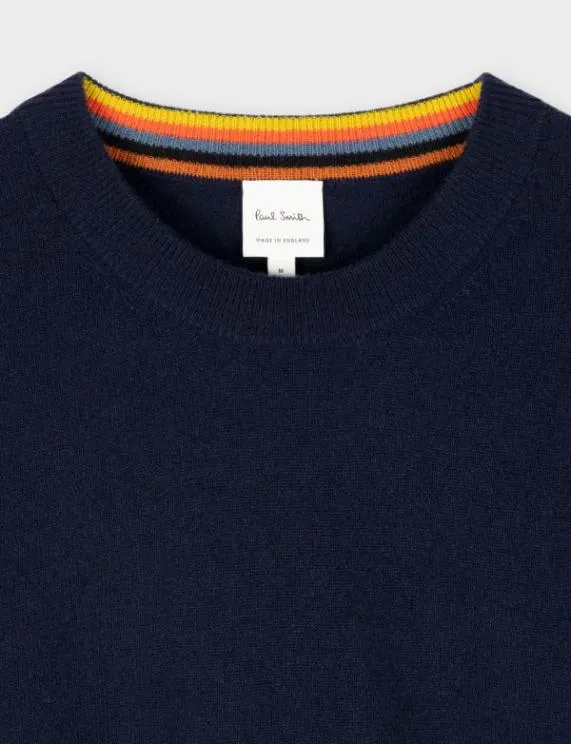 Mens Cashmere Crew Neck Sweater Paul Smith Sweaters Mens Cashmere Crew Neck Sweater Paul Smith Sweaters