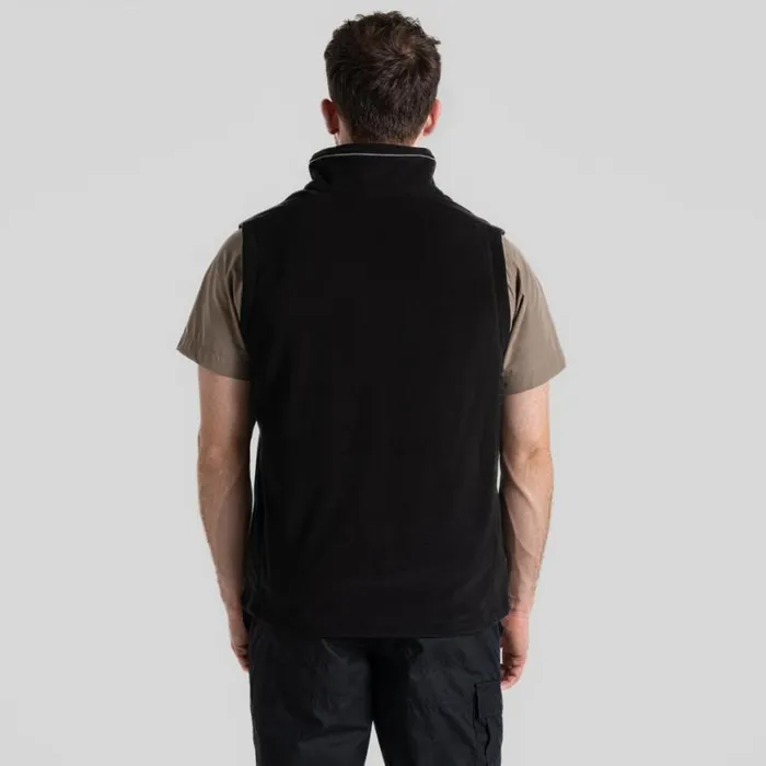 Mens Gilets Craghoppers Expert Corey Fleece Vest Black Mens Gilets Craghoppers Expert Corey Fleece Vest Black