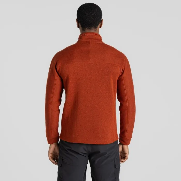 Mens Half Zip Fleece Craghoppers Torney II Half Zip Fleece Carnelian Orange Marl Mens Half Zip Fleece Craghoppers Torney II Half Zip Fleece Carnelian Orange Marl
