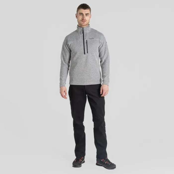 Mens Half Zip Fleece Craghoppers Torney II Half Zip Fleece Dove Grey Marl Mens Half Zip Fleece Craghoppers Torney II Half Zip Fleece Dove Grey Marl