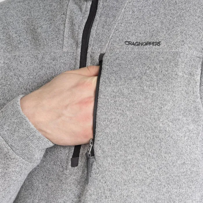 Mens Half Zip Fleece Craghoppers Torney II Half Zip Fleece Dove Grey Marl Mens Half Zip Fleece Craghoppers Torney II Half Zip Fleece Dove Grey Marl