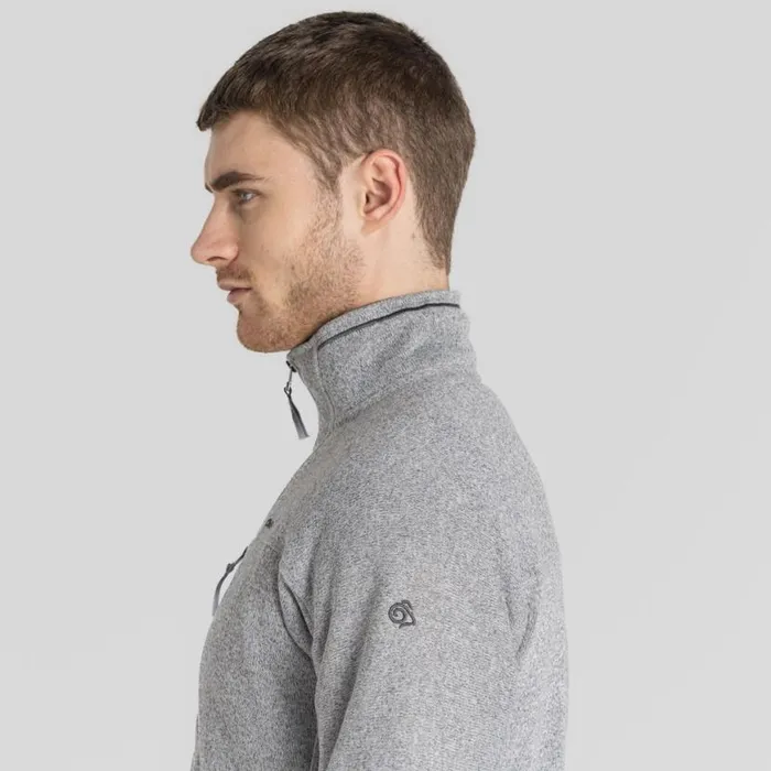 Mens Half Zip Fleece Craghoppers Torney II Half Zip Fleece Dove Grey Marl Mens Half Zip Fleece Craghoppers Torney II Half Zip Fleece Dove Grey Marl