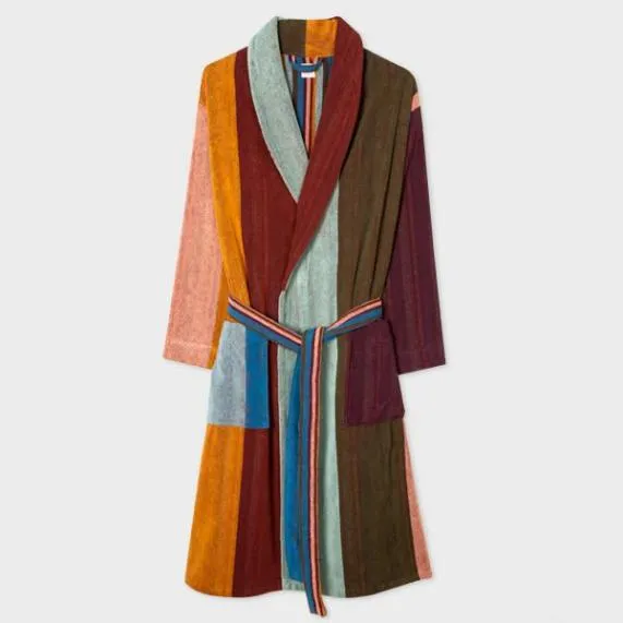 MensHome 039Artist Stripe039 Dressing Gown Paul Smith Nightwear