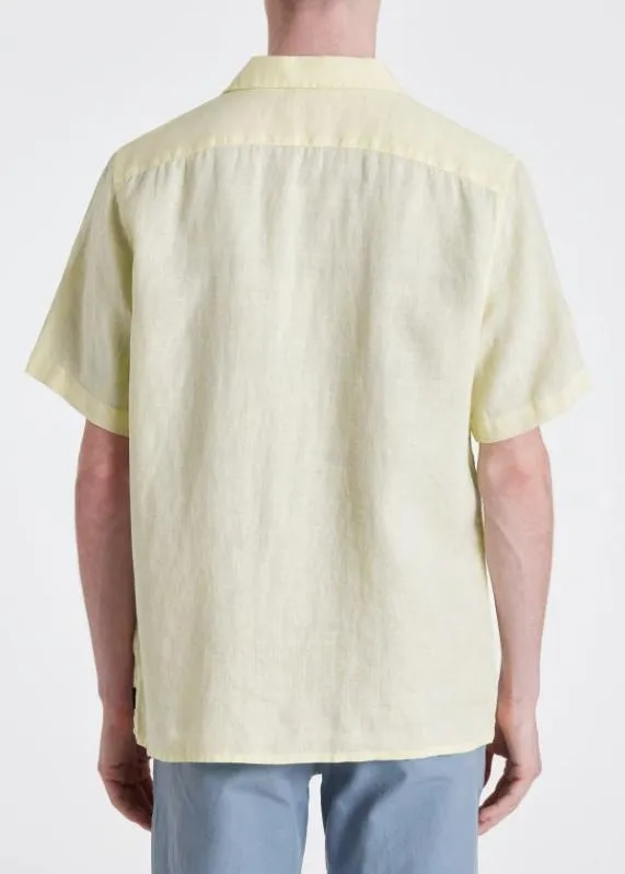 Mens Linen ShortSleeve Shirt Paul Smith Shirts Mens Linen ShortSleeve Shirt Paul Smith Shirts