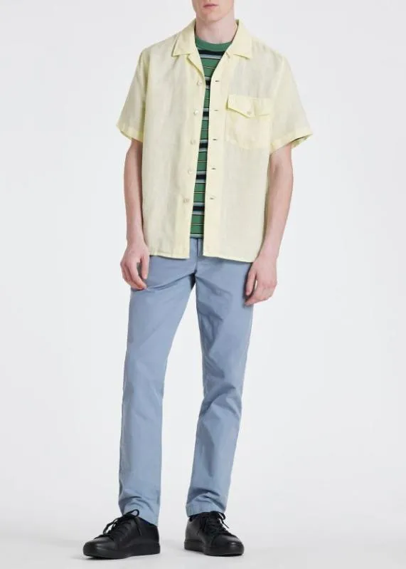 Mens Linen ShortSleeve Shirt Paul Smith Shirts Mens Linen ShortSleeve Shirt Paul Smith Shirts