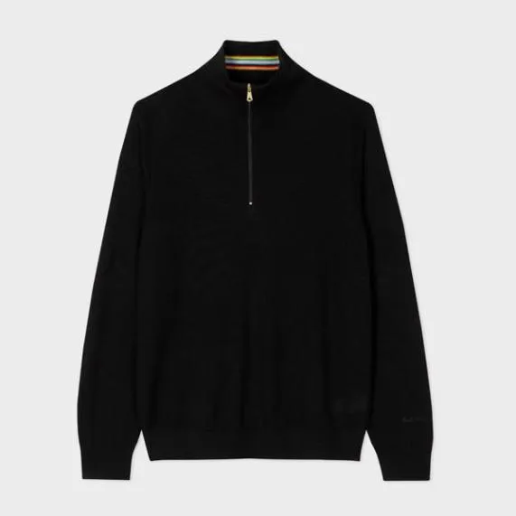 Mens Merino Wool Half Zip Sweater Paul Smith Sweaters Mens Merino Wool Half Zip Sweater Paul Smith Sweaters