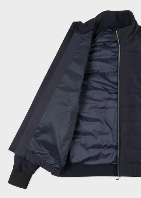 Mens Mixed Media Jacket With 039Sports Stripe039 Trim Paul Smith Coats and Jackets Mens Mixed Media Jacket With 039Sports Stripe039 Trim Paul Smith Coats and Jackets