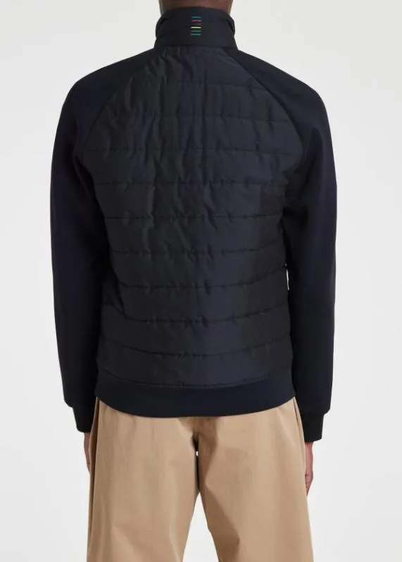 Mens Mixed Media Jacket With 039Sports Stripe039 Trim Paul Smith Coats and Jackets Mens Mixed Media Jacket With 039Sports Stripe039 Trim Paul Smith Coats and Jackets